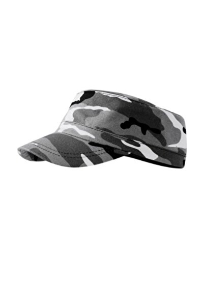 Malfini Șapcă unisex, Camo Latino C24, Camuflaj GRI, reglabilă