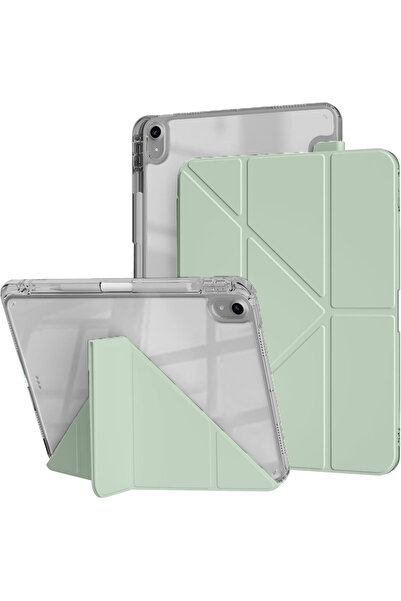 UnDePlus Apple iPad Air 11inç M4/M3/M2 Air 4/5.Nesil 10.9 Kılıf Mika Trifoldi...