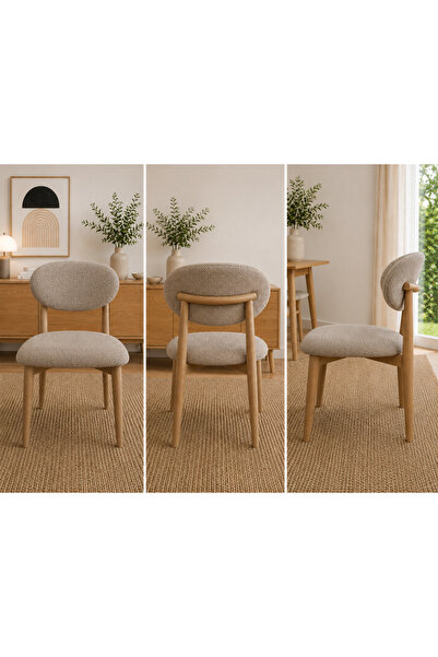 Akbal Home Sandalye Kılıfı Bohem/Polo Model 1 Adet İtalyan Kardin Kumaş Yükse...