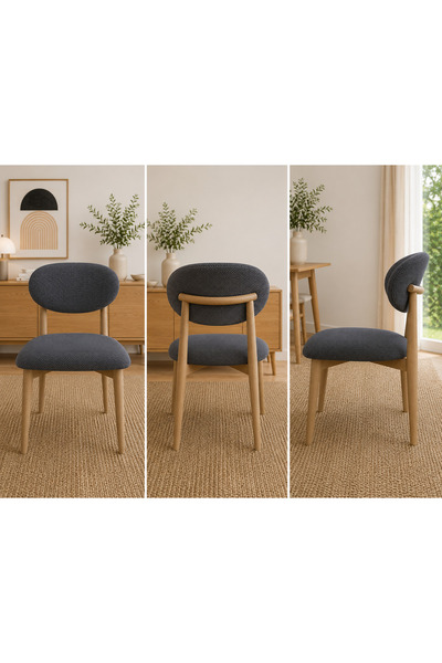 Akbal Home Sandalye Kılıfı Bohem/Polo Model 1 Adet İtalyan Kardin Kumaş Yükse...