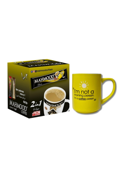 Mahmood Coffee 2'si 1 Arada Hazır Kahve 48 Adet Ve Kupa Bardak