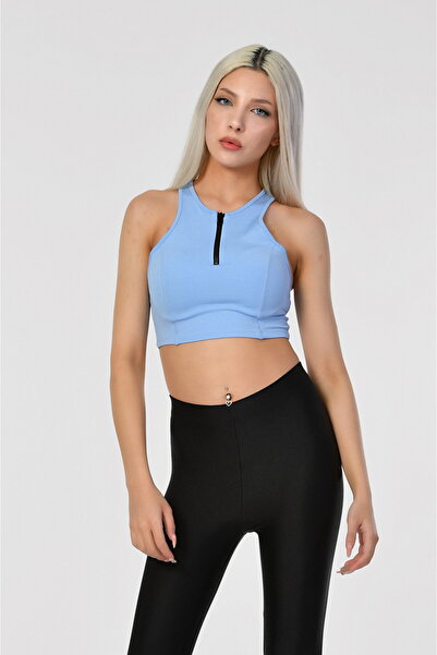 Moda1001 Kratka bluza sa rajsferšlusom
