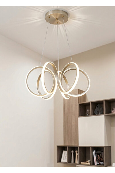 Lzy Avize Store Twister Eskitme Sarkıt LED Avize 3 Renkli | Salon, Yemek Masa...