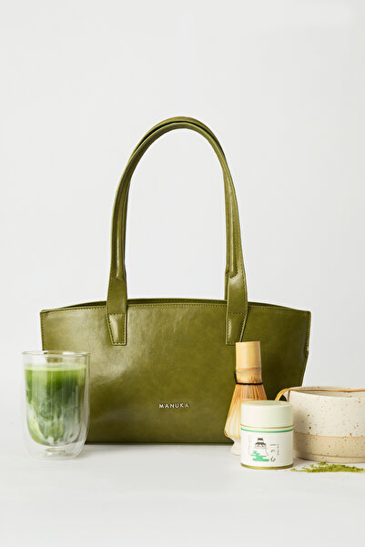 Manuka UKIYO OMUZ ÇANTASI MATCHA