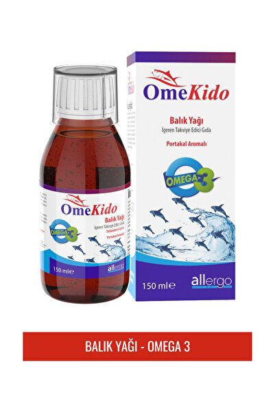 Allergo Omekido | Omega 3 Balık Yağı 150ml Şurup