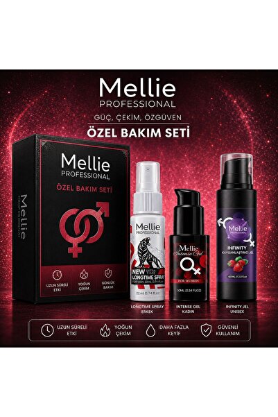 Mellie Professional Erkek U.yarıcı Uzun Deneyim Sprey Ve Kadın U'yarıcı İstek...