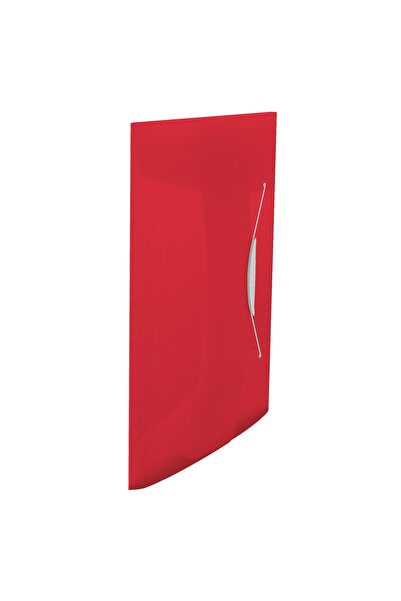 Esselte Dosar din plastic cu elastic roșu Vivida