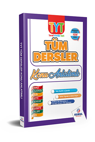 Kurul Yayıncılık 2027 Tyt Tek Kitap Tüm Dersler Konu Anlatımlı Hediyeli