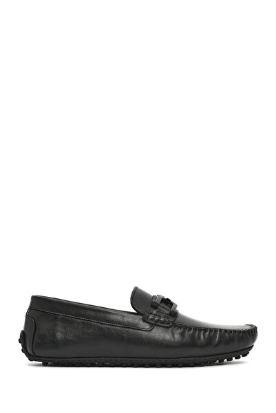 Derimod Erkek Siyah Tokalı Ayakkabı, Deri Loafer 26SFD670618