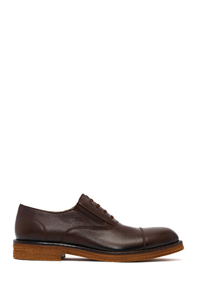 Derimod Pantofi casual din piele maro cu șireturi pentru bărbați 25WFD6013FT