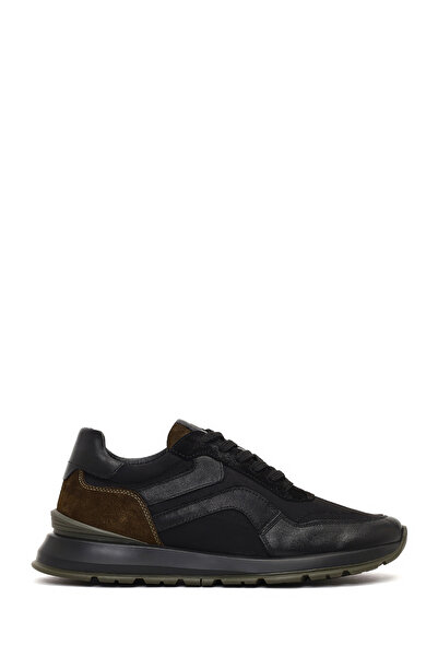 Derimod Erkek Yeşil Bağcıklı Spor Ayakkabı, Hakiki Deri Sneaker 25WFD641214