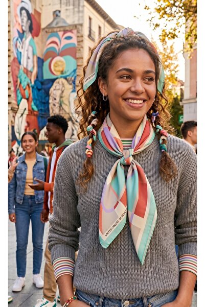 United Colors of Benetton Flora Bandana/Fular -1017-47*47