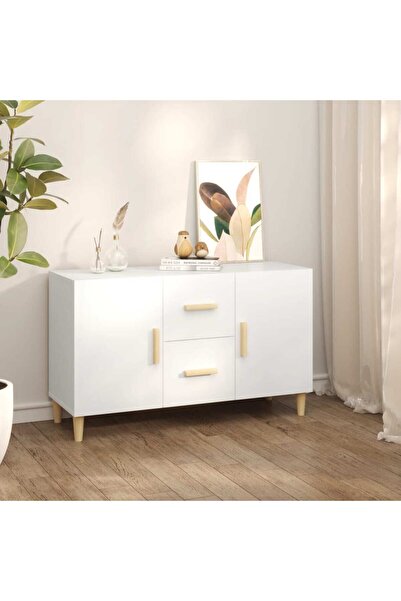 Concept Servantă, alb, 100x36x60 cm, lemn prelucrat