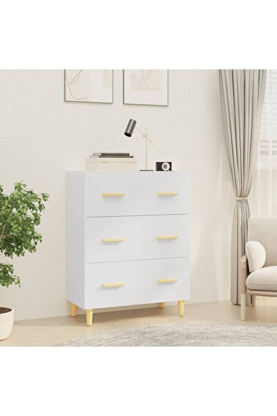 Concept Servantă, alb, 70x34x90 cm, lemn prelucrat