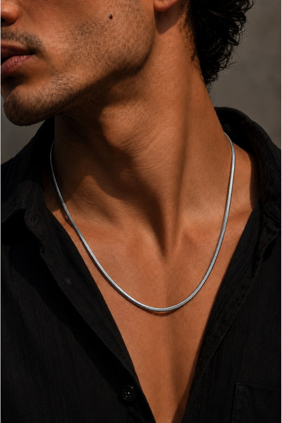 Twelve Men's 100% Steel Italian Chain Necklace