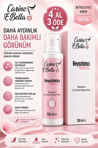 Carino E Bella Beyazlatıcı Krem 100 ML – Toparlamaya Yardımcı Bakım Kremi