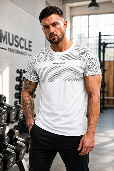 GHASSY CO Tricou sportiv de compresie pentru bărbați, care elimină umezeala, ...