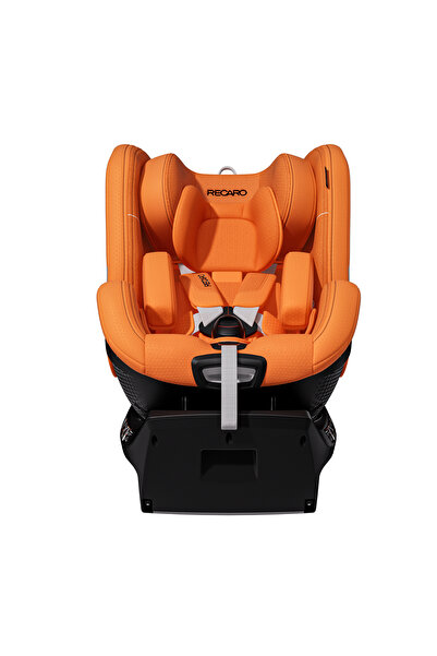 Recaro Scaun auto cu bază Isofix Toron 1 Vibrant Orange, R129 EU, 0-4 ani, cu înclinare la 170 de grade și rotație la 360 de grade