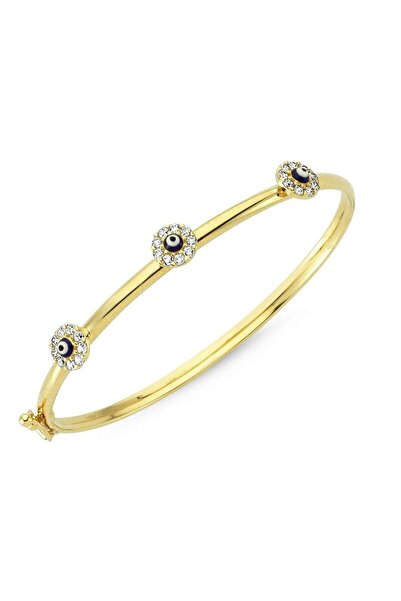Sembol Gold Altın Çocuk Kelepçe Nazarboncuk