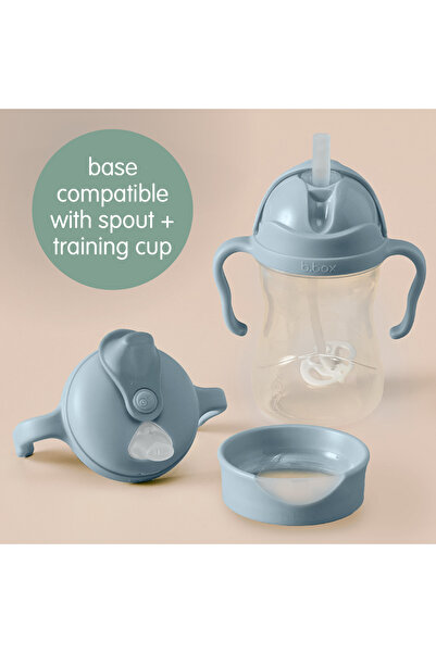 b.box 3-in-1 Children's Cup Set - Integrated Journey from Bottle to Cup - Ocean