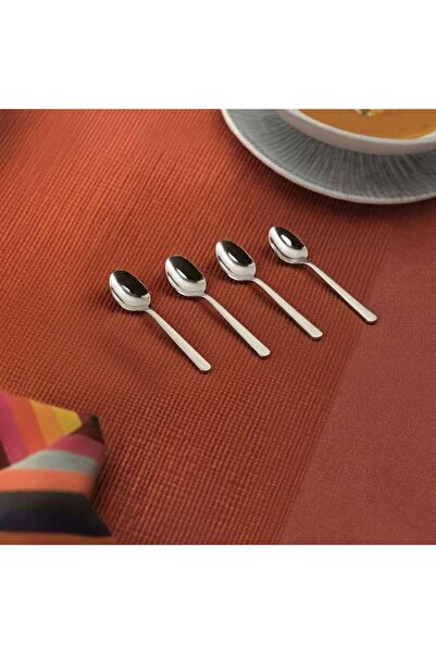 PAN HOME Dine 4-piece Tea Spoon 15.4cm -chrome