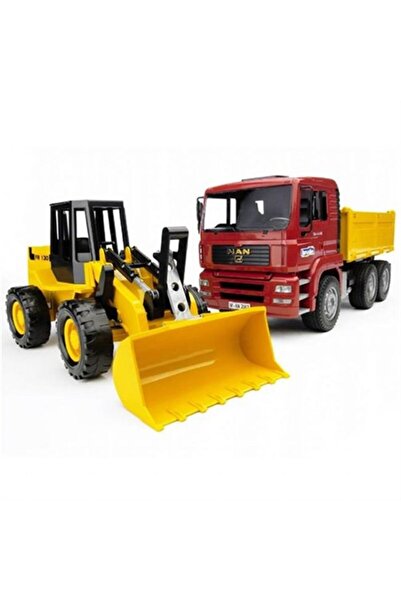 Genel Markalar 02752 MAN Damperli Kamyon ve FR130 Kepçe 02752 Lisanslı