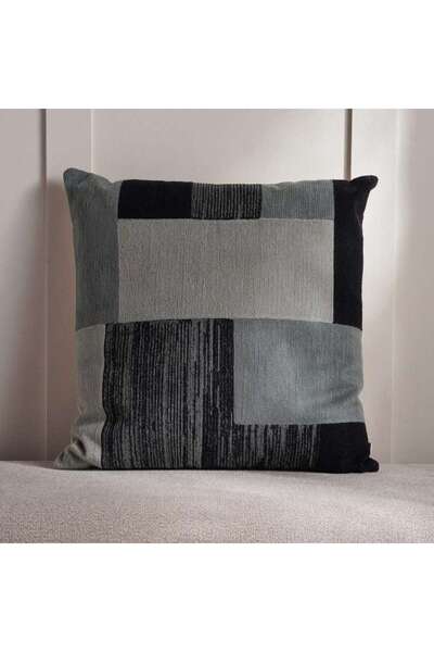 PAN HOME Symphony Embellished Down Alternartive Filled Cushion 50x50cm - Black