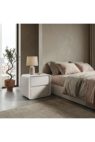 PAN HOME Ercoland Nightstand - White