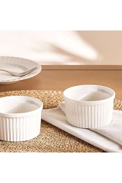 PAN HOME Essentials 2-piece Ramekin Set Dia9x5cm -white