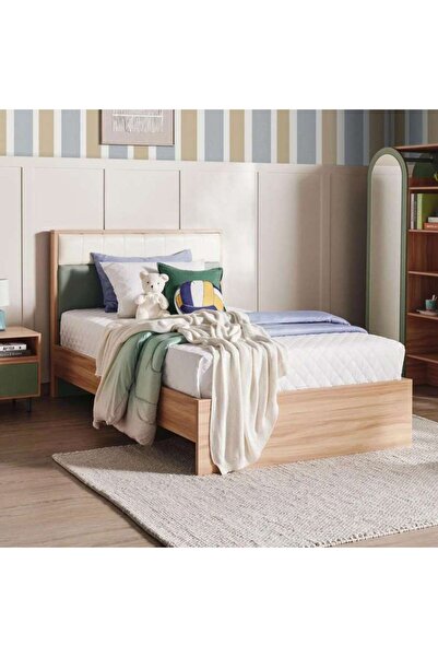 PAN HOME سرير أطفال لوندر مفرد 120×200 سم - لون طبيعي