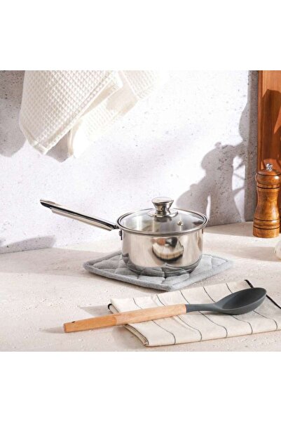 PAN HOME Essentials Sauce Pan With Lid Dia16cm -chrome