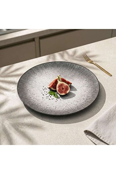 PAN HOME Atelier Grey Stoneware Side Plate Dia21cm -grey