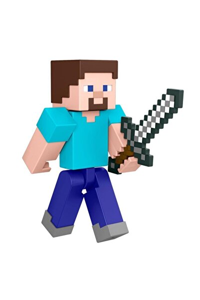 mattel Minecraft Aksesuarlı Figürler Hfc27 Steve Lisanslı Ürün