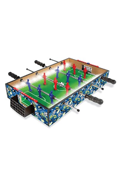 TOYFEST Masaüstü Portatif Taşınabilir Led Işıklı Futbol Langırt Oyun Seti 50X...