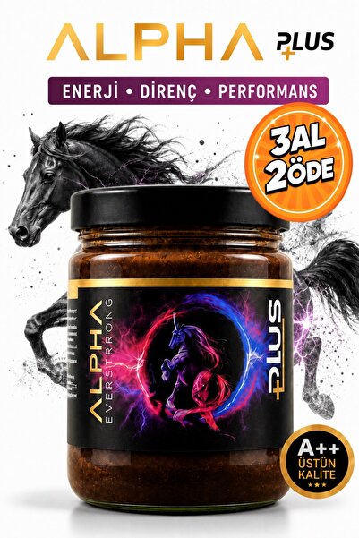 ALPHA EVERSTRONG Alpha Ginseng Atom Güç Kuvvet Macunu Bitkisel Macun Kavanoz ...