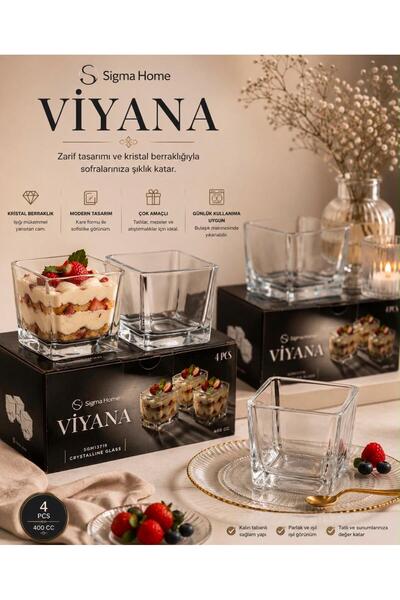 Ucuzuna Bak Viyana Kare Kase 4pcs