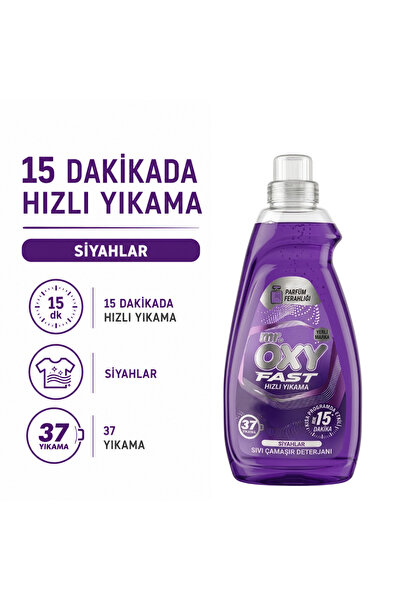 MR.OXY Mr. Oxy Fast Hızlı Yıkama Sıvı Çamaşır Deterjanı - Siyahlar
