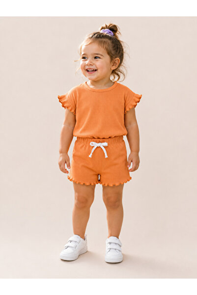 Peri Masalı Bebek/çocuk Oversize Şortlu Takım