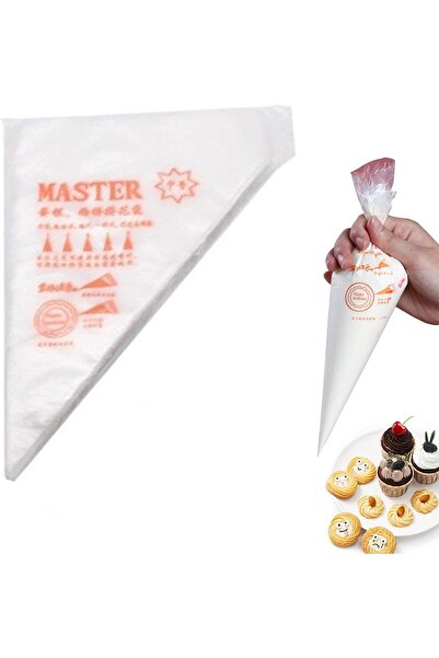 Master 100 قطعة من أكياس الحلويات التي تستخدم لمرة واحدة |   أكياس تزيين الكي...