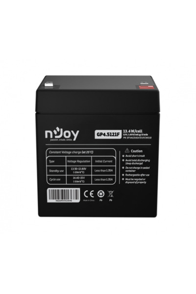 nJoy GP4.5121F – Baterie VRLA AGM 12V 4.5Ah