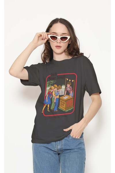 buzagi tasarım ürünleri Sell Soul Regular Unisex T-Shirt