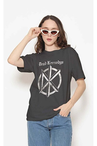 buzagi tasarım ürünleri Dead Kennedys Digital Print Regular Fit Black Unisex ...