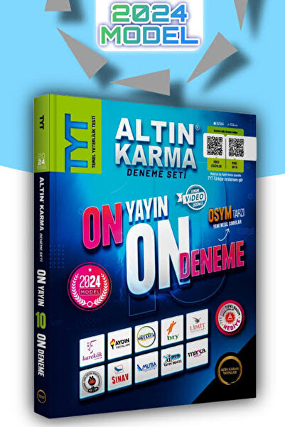 Genel Markalar 2024 TYT ALTIN KARMA DENEME SETİ ON YAYIN ON DENEME