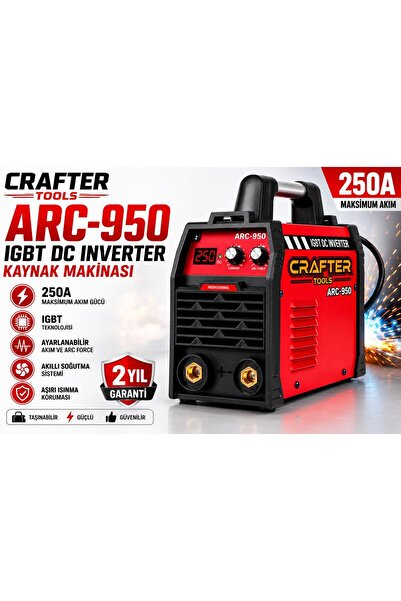 LUNAX CRAFTER TOOLS Germany Profesyonel 250 Amper Bakır Sargı Dijital Gösterg...