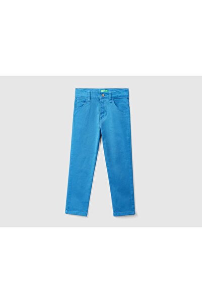 United Colors of Benetton Plain Black Pants for Boys
