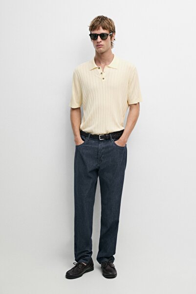 Massimo Dutti Pamuklu fitilli triko polo