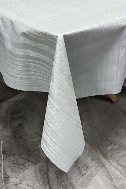Pvc non-slip fiber based Wipeable Linoleum Tablecloth_78a