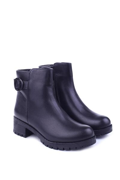 Castle Black 2685-1 Ghete de damă din piele naturală cu toc de 4,5 cm
