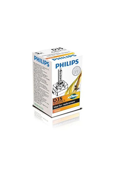 Philips Bec auto xenon D3S Vision 35W 42V pentru faruri, cutie