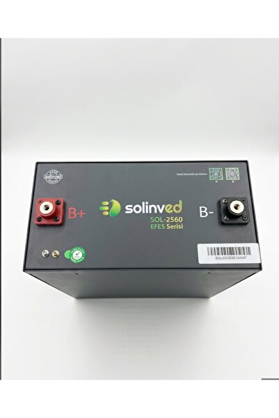 SOLİNVED Efes serisi 25.6 V 100Ah Lityum Akü